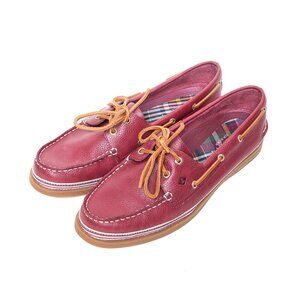 Sperry Women's Authentic Original Tumbled Leather Boat Shoe Cordovan US Size 8.5